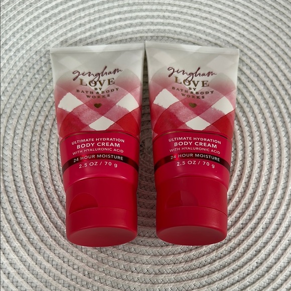 Bath & Body Works Other - Bath & Body Works Gingham Love Body Cream Mini